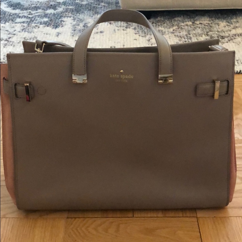Kate Spade Parker street aisley bag in warm putty